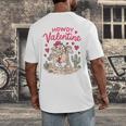 Valentine’s Day Western Life Cowboys Cupid Howdy Valentine Raglan Baseball Tee Men's Back Print T-Shirt