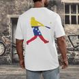 Venezuela Baseball Men's Back Print T-Shirt Venezuela Baseball Men's Back Print T-Shirt