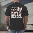 100 Days Of School Baseball 100th Day Of School Coquette Bow Men's Back Print T-Shirt 100 Days Of School Baseball 100th Day Of School Coquette Bow Men's Back Print T-Shirt