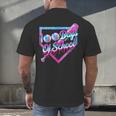 100 Days Of School Baseball 100th Day Ice Cream Boys Kids Men's Back Print T-Shirt 100 Days Of School Baseball 100th Day Ice Cream Boys Kids Men's Back Print T-Shirt