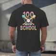 100 Days Of School Baseball 100th Day Of School Men's Back Print T-Shirt