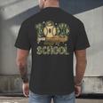 100 Days Of School Baseball Camo Boys Kids 100th Day Men's Back Print T-Shirt