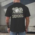 100 Days Of School Baseball Cap Boy School Teacher Men's Back Print T-Shirt 100 Days Of School Baseball Cap Boy School Teacher Men's Back Print T-Shirt