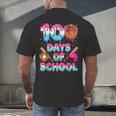 100 Days Of School Baseball Donut Dripping Teacher Boys Kids Men's Back Print T-Shirt 100 Days Of School Baseball Donut Dripping Teacher Boys Kids Men's Back Print T-Shirt