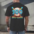 100 Days Of School Baseball Drip Boys 100th Day Of School Men's Back Print T-Shirt 100 Days Of School Baseball Drip Boys 100th Day Of School Men's Back Print T-Shirt
