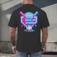 100 Days Of School Baseball Drip 100 Days For Boys And Kids Men's Back Print T-Shirt