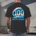 100 Days Of School Baseball Drip Ice Cream Kid Boy 100th Day Men's Back Print T-Shirt 100 Days Of School Baseball Drip Ice Cream Kid Boy 100th Day Men's Back Print T-Shirt