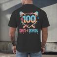 100 Days Of School Baseball Drip 100 Days Of School Men's Back Print T-Shirt 100 Days Of School Baseball Drip 100 Days Of School Men's Back Print T-Shirt