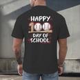 100 Days Of School Baseball Theme Kids Teens Boys 100th Day Men's Back Print T-Shirt 100 Days Of School Baseball Theme Kids Teens Boys 100th Day Men's Back Print T-Shirt