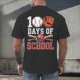 100 Days Of School Baseball Player Teacher Student Men's Back Print T-Shirt 100 Days Of School Baseball Player Teacher Student Men's Back Print T-Shirt