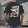 100 Days Of School Boys Baseball 100th Day Of School Kids Men's Back Print T-Shirt