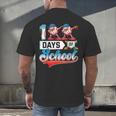 100 Days Of School Boys Baseball Drip 100th Day Dabbing Ball Men's Back Print T-Shirt 100 Days Of School Boys Baseball Drip 100th Day Dabbing Ball Men's Back Print T-Shirt