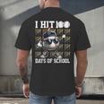 100 Days Of School Boys Kids 100th Day Balls Baseball Kids Men's Back Print T-Shirt 100 Days Of School Boys Kids 100th Day Balls Baseball Kids Men's Back Print T-Shirt