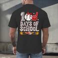 100 Days Of School Cute Bow Baseball Boy Girl Teacher Men's Back Print T-Shirt