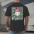 100 Days Of School Drip Baseball 100th Day Baseball School Men's Back Print T-Shirt 100 Days Of School Drip Baseball 100th Day Baseball School Men's Back Print T-Shirt