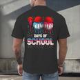 100 Days Of School Dripping Baseball 100th Day Teacher Boy Men's Back Print T-Shirt 100 Days Of School Dripping Baseball 100th Day Teacher Boy Men's Back Print T-Shirt
