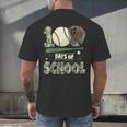 100 Days Of School Teacher Camo Baseball Boys Toddler Kids Men's Back Print T-Shirt