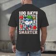 100 Days Smarter Baseball 100 Days Of School Boy Girl Kid Men's Back Print T-Shirt 100 Days Smarter Baseball 100 Days Of School Boy Girl Kid Men's Back Print T-Shirt