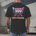 100 Drippy Days Of School Baseball For Boy Kids Men's Back Print T-Shirt 100 Drippy Days Of School Baseball For Boy Kids Men's Back Print T-Shirt