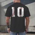 2016 10th Birthday Baseball Boys Kids Ten 10 Tenth Men's Back Print T-Shirt 2016 10th Birthday Baseball Boys Kids Ten 10 Tenth Men's Back Print T-Shirt