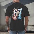 6 7 Baseball Six Seven Meme 67 Hands Kids Men Women Men's Back Print T-Shirt 6 7 Baseball Six Seven Meme 67 Hands Kids Men Women Men's Back Print T-Shirt