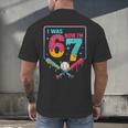 I Was 6 Now Im 7 Ice Cream Drip Baseball For Men Women Kids Men's Back Print T-Shirt I Was 6 Now Im 7 Ice Cream Drip Baseball For Men Women Kids Men's Back Print T-Shirt