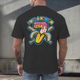 I Was 6 Now I’m 7 Banana Drip Birthday Baseball Men's Back Print T-Shirt I Was 6 Now I’m 7 Banana Drip Birthday Baseball Men's Back Print T-Shirt