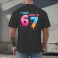I Was 6 Now I'm 7 Meme Six Seven Baseball 7th Birthday Men's Back Print T-Shirt I Was 6 Now I'm 7 Meme Six Seven Baseball 7th Birthday Men's Back Print T-Shirt