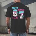 Now Im 6 Next Year I'Ll Be 7 Baseball Ice Cream Drip 67 Meme Men's Back Print T-Shirt Now Im 6 Next Year I'Ll Be 7 Baseball Ice Cream Drip 67 Meme Men's Back Print T-Shirt