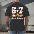 67 13 Year Old Official Teenager Baseball Boy 13th Birthday Men's Back Print T-Shirt