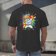 67 Baseball Dabbing Cat 6 7 Dripping Ice Cream Meme Men's Back Print T-Shirt