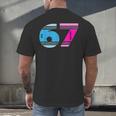 67 Crayon Cool Baseball Crayon 6 7 67 Men's Back Print T-Shirt 67 Crayon Cool Baseball Crayon 6 7 67 Men's Back Print T-Shirt
