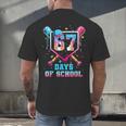 67 Days Of School 67th Day Baseball Meme Men Boys Kids Men's Back Print T-Shirt