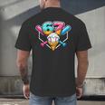 67 Ice Cream Drip Baseball Meme Six Seven Gen Alpha Slang Men's Back Print T-Shirt