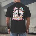 67 Meme Kawaii Cats Baseball Ice Cream Drip 6 7 Kids Men's Back Print T-Shirt 67 Meme Kawaii Cats Baseball Ice Cream Drip 6 7 Kids Men's Back Print T-Shirt