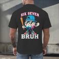 67 Six Seven Baseball Ice Cream Drip Number 67 Player Men's Back Print T-Shirt 67 Six Seven Baseball Ice Cream Drip Number 67 Player Men's Back Print T-Shirt