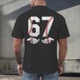 67 Six Seven Number 6 7 Meme Baseball Six Seven For Boys Men Men's Back Print T-Shirt 67 Six Seven Number 6 7 Meme Baseball Six Seven For Boys Men Men's Back Print T-Shirt