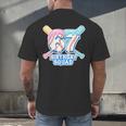 67th Birthday Squad Baseball Ice Cream Drip Birthday Squad Men's Back Print T-Shirt 67th Birthday Squad Baseball Ice Cream Drip Birthday Squad Men's Back Print T-Shirt