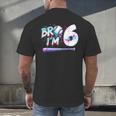 6th Birthday Boy Bro I'm 6 Year Old Baseball Ice Cream Drip Men's Back Print T-Shirt 6th Birthday Boy Bro I'm 6 Year Old Baseball Ice Cream Drip Men's Back Print T-Shirt