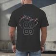 70 Years 1956 Baseball 70TH Birthday Men's Back Print T-Shirt