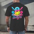 8th Birthday Baseball Ice Cream Drip 8 Years Old Girls B-Day Men's Back Print T-Shirt 8th Birthday Baseball Ice Cream Drip 8 Years Old Girls B-Day Men's Back Print T-Shirt