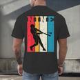 9th Birthday Nine Baseball Batter 9 Year Old Bday Boys Kids Men's Back Print T-Shirt 9th Birthday Nine Baseball Batter 9 Year Old Bday Boys Kids Men's Back Print T-Shirt