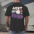 Aunt Rookie Of Year 1st Birthday Baseball Theme Matching Men's Back Print T-Shirt