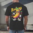 Banana Baseball Cartoon Cool Sports Kids Teens Men's Back Print T-Shirt
