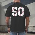 Baseball 1976 50th Birthday Vintage 50 Years Old Retro Men's Back Print T-Shirt Baseball 1976 50th Birthday Vintage 50 Years Old Retro Men's Back Print T-Shirt