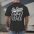Baseball 6 7 Number 67 Six Seven Meme Boys Youth Kids Men's Back Print T-Shirt Baseball 6 7 Number 67 Six Seven Meme Boys Youth Kids Men's Back Print T-Shirt