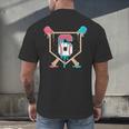 Baseball 6 Year Old Ice Cream Drip 6th Birthday Boys Player Men's Back Print T-Shirt Baseball 6 Year Old Ice Cream Drip 6th Birthday Boys Player Men's Back Print T-Shirt