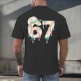 Baseball 67 Drip Six Seven Baseball Dripping Boys Kids Men's Back Print T-Shirt Baseball 67 Drip Six Seven Baseball Dripping Boys Kids Men's Back Print T-Shirt