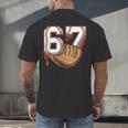 Baseball 67 Six Seven Alpha Slang 6 7 Meme Kids Teachers Boy Men's Back Print T-Shirt Baseball 67 Six Seven Alpha Slang 6 7 Meme Kids Teachers Boy Men's Back Print T-Shirt