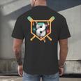 Baseball 8 Year Old Ice Cream Drip 8th Birthday Boy Number 8 Men's Back Print T-Shirt Baseball 8 Year Old Ice Cream Drip 8th Birthday Boy Number 8 Men's Back Print T-Shirt